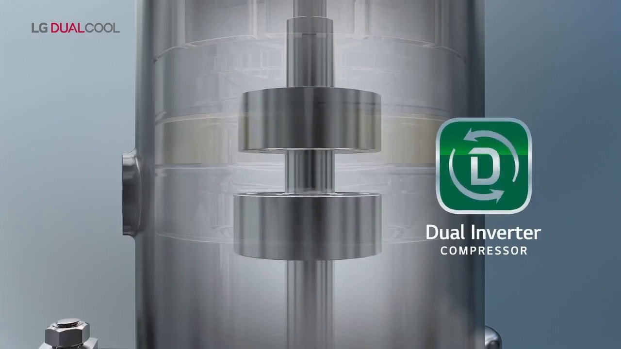 LG Кондиціонер з інверторним компресором | Дизайн ''дзеркало'' | Площа до 25 м², play video, AC09BQ, thumbnail 2